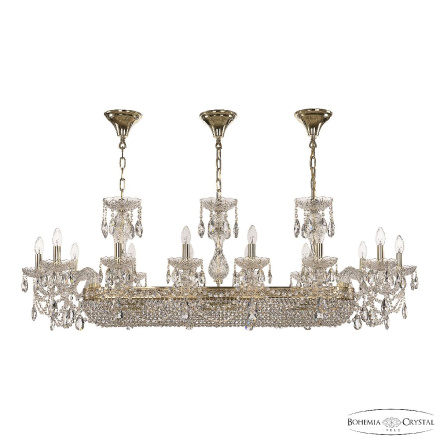 Подвесная люстра Bohemia Ivele Crystal 1453/14/195/1000 G