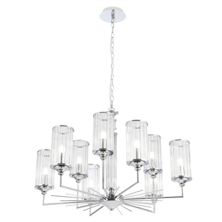 Подвесная люстра Crystal Lux GLORIA SP9 CHROME