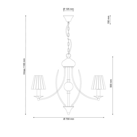 Подвесная люстра Lucia Tucci Milano 115.6