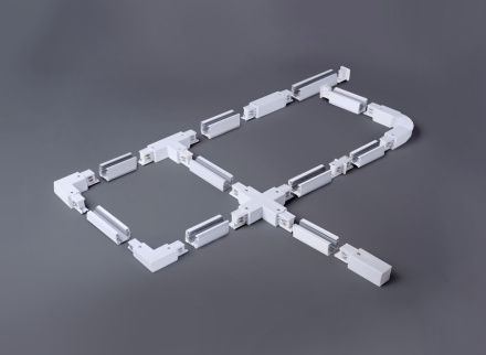 Шинопровод трехфазный Elektrostandard TRL-1-3-100-WH 4690389112621