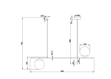 Подвесная люстра Maytoni Nostalgia MOD048PL-02G