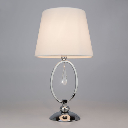 Настольная лампа Eurosvet Madera 01055/1 хром/прозрачный хрусталь Strotskis
