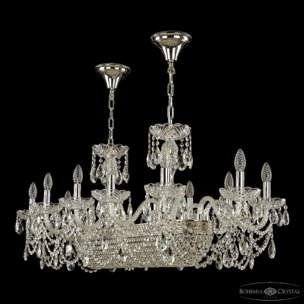 Подвесная люстра Bohemia Ivele Crystal 1453/12/195/800 Ni