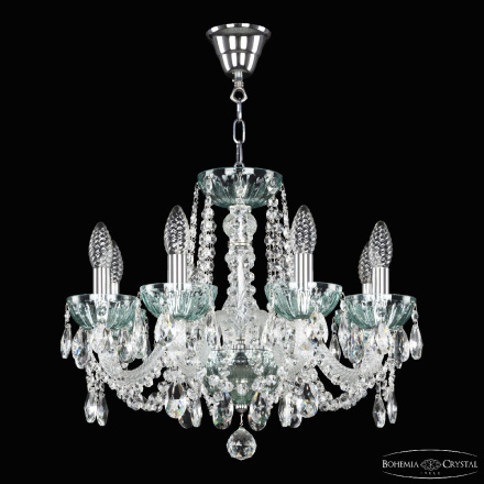 Подвесная люстра Bohemia Ivele Crystal 5402/8/165 Ni Birusa/M-1H