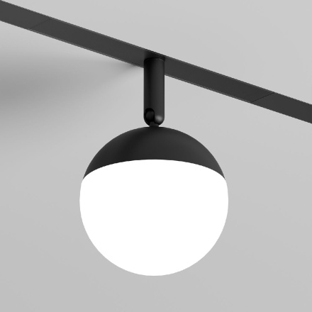 Трековый однофазный светильник Denkirs Smart Moon DK8055-BK