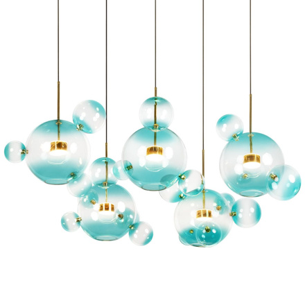 Подвесная люстра Loft IT Bolle 2027-S5 Blue