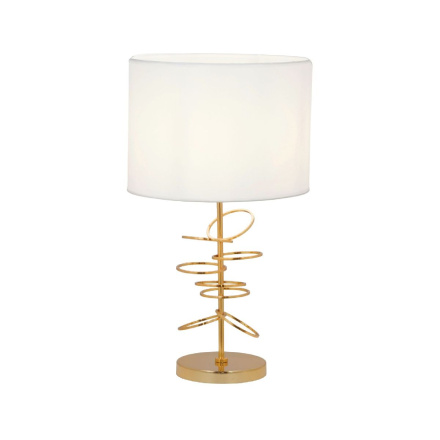 Настольная лампа Lumina Deco Molari LDT 5530 F.GD+WT