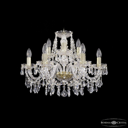Подвесная люстра Bohemia Ivele Crystal 1403/6+3/195 G