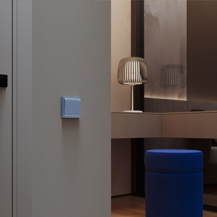 Накладка для выключателя карточного Voltum S70 (деним) VLS002615