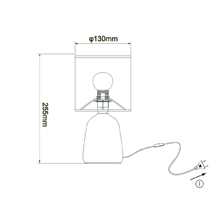 Настольная лампа Escada Denton 10167/L Blue