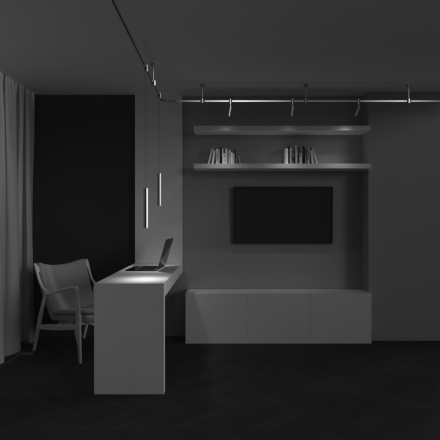 Трековый магнитный светильник Maytoni Focus LED TR155-1-5W4K-BS