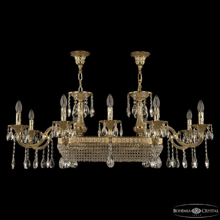 Подвесная люстра Bohemia Ivele Crystal 72153/10/250/600 G