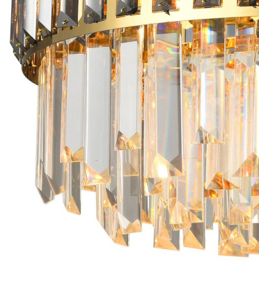 Подвесная люстра Natali Kovaltseva IMPERIUM 76018/10C GOLD PLATED