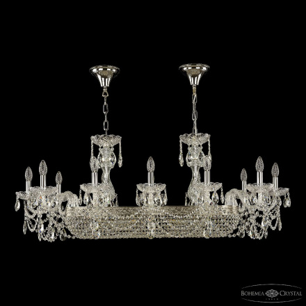 Подвесная люстра Bohemia Ivele Crystal 1453/12/195/800 Ni