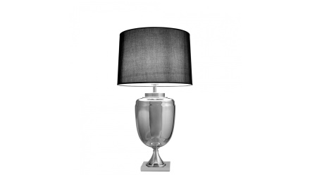Настольная лампа Lumina Deco Olimpia LDT 304 CHR+BK