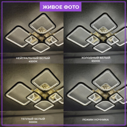 Потолочная люстра Seven Fires Brand SF7057/7C-AB-RGB