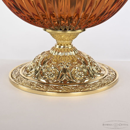 Настольная лампа Bohemia Ivele Crystal 5680L/22 G Amber/M-1G