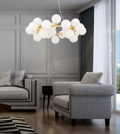 Подвесная люстра Lumina Deco Marsiada LDP 6033-25 FGD