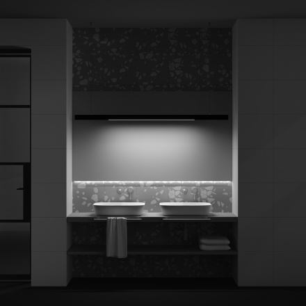 Трековый магнитный светильник Maytoni Basis TR030-4-30WTW-DD-B