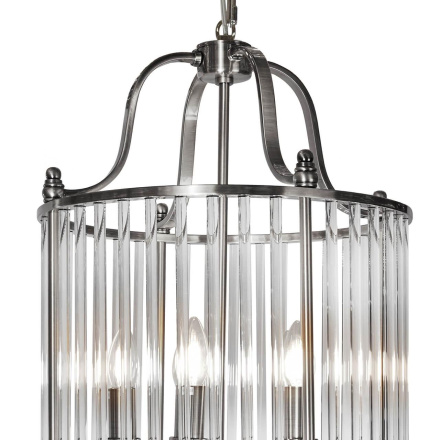 Подвесная люстра iLamp Qeens P2437-5 Nickel