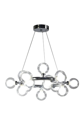 Подвесная люстра AM Group AM470 D500 CHROME