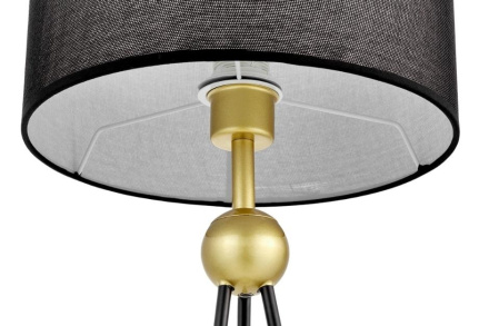 Настольная лампа Lumina Deco Belforte LDT 5527 GD+BK