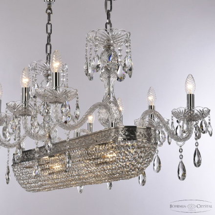 Подвесная люстра Bohemia Ivele Crystal 1452/8/195/800 Ni