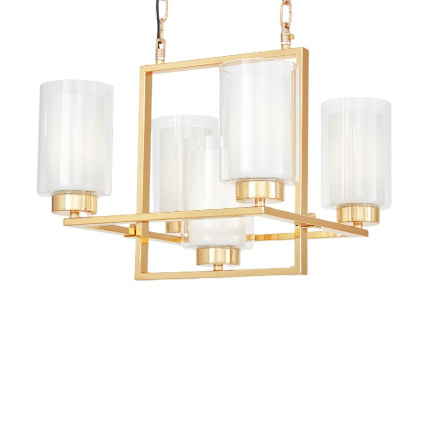 Подвесная люстра Lumina Deco Lino LDP 1239-5 F.GD