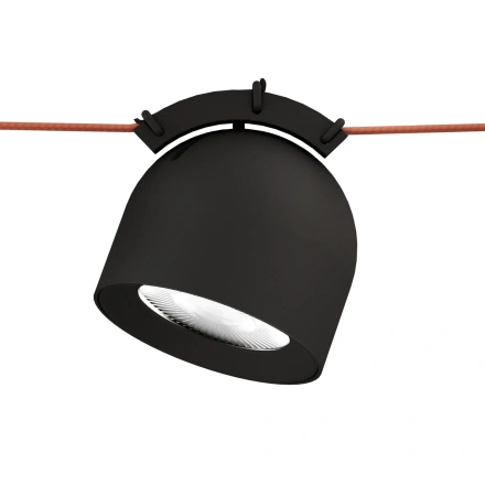 Трековый однофазный светильник Denkirs Belty spot DK5540-BK