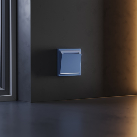 Накладка для выключателя карточного Voltum S70 (деним) VLS002615