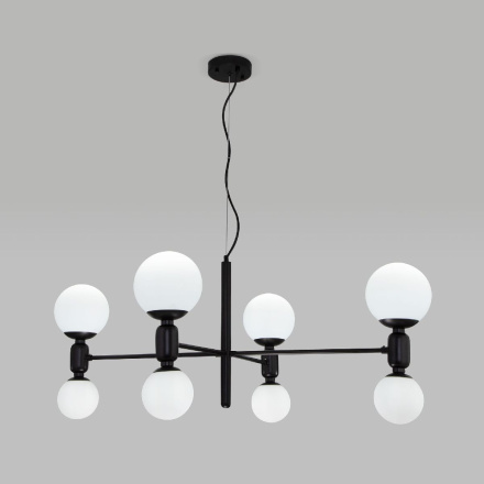 Подвесная люстра Eurosvet Bubble 30182/8 черный a063212