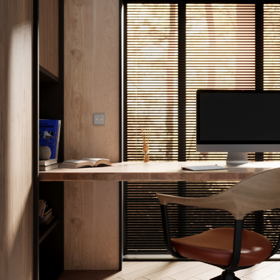 Выключатель встраиваемый Voltum S70 для жалюзи 10А, (сталь) VLS020705