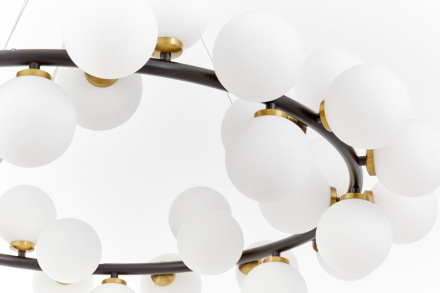 Подвесная люстра Lumina Deco Marsiada LDP 6033-40 BK+MD