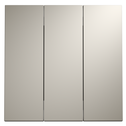 Клавиши для выключателя/переключателя трехклавишного Voltum S70 (кашемир) VLS000503