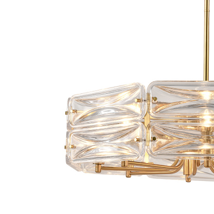 Подвесная люстра Indigo Zaffiro 12046/8P Brass V000499