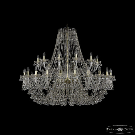 Подвесная люстра Bohemia Ivele Crystal 1409/24+12/530 G