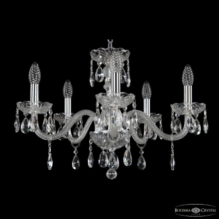 Подвесная люстра Bohemia Ivele Crystal 117/5/195 Ni