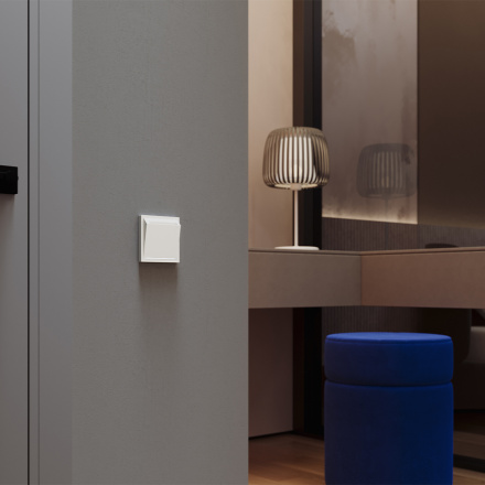 Накладка для выключателя карточного Voltum S70 (хлопок) VLS002613