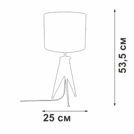 Настольная лампа Vitaluce V28340-1/1L