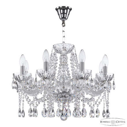 Подвесная люстра Bohemia Ivele Crystal 5413/8/200 Ni Clear/M-1H