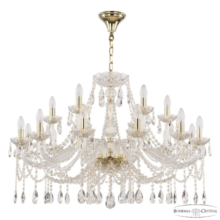 Подвесная люстра Bohemia Ivele Crystal 107/12+6/360 G