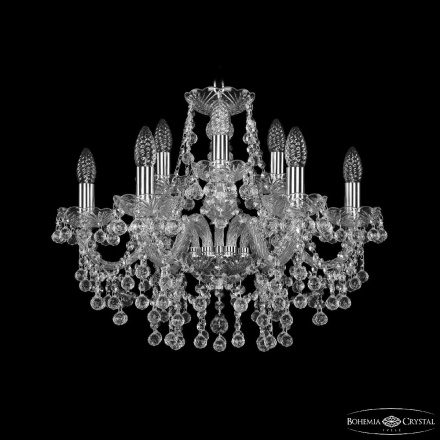 Подвесная люстра Bohemia Ivele Crystal 1409/6+3/195 Ni