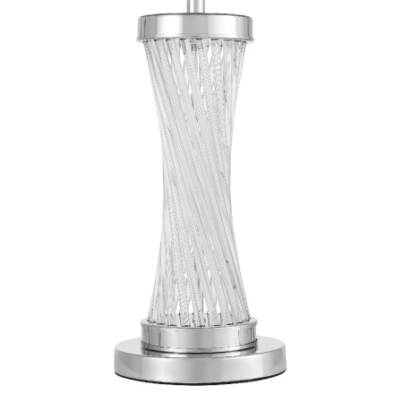 Настольная лампа Lumina Deco Villanova LDT 302 CHR+WT