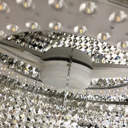 Потолочная люстра Bohemia Ivele Crystal 19321/45IV/LED-DIM Ni