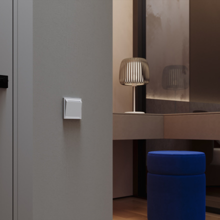 Накладка для выключателя карточного Voltum S70 (серый) VLS002616