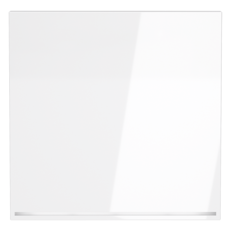 Клавиша для выключателя/переключателя одноклавишного с подсветкой Voltum S70 (белый глянцевый) VLS000201