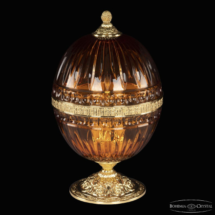 Настольная лампа Bohemia Ivele Crystal 5680L/22 G Amber/M-1G