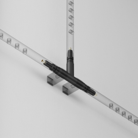 Т- образный коннектор для штанговой системы Maytoni Axity CA007TC-B