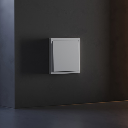 Клавиша для выключателя/переключателя одноклавишного Voltum S70 (серый) VLS000116