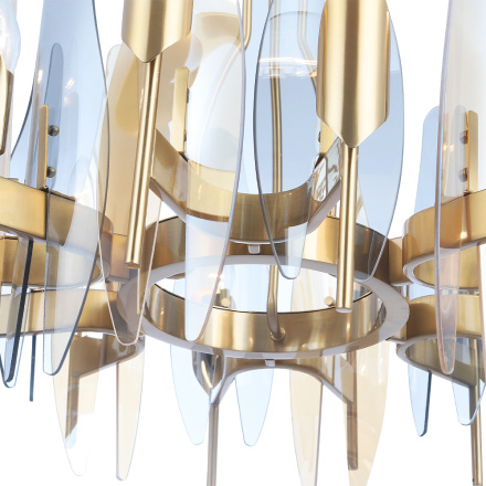 Подвесная люстра Crystal Lux CASA SP-PL12 BRASS